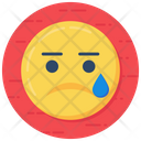 Face Expression Emoticon Sad Emoji Icon