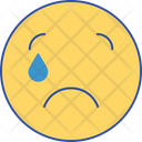 Crying Face Smiley Icon