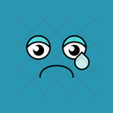 Crying Face Crying Emoji Emoticons Icon