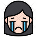 Crying Girl Girl Face Crying Icon