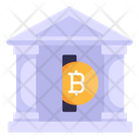 Crypto Banking Bitcoin Banking Bank Icon