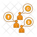 Crypto Discussion Cryptocurrency Bitcoin Icon