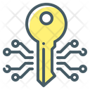 Crypto Key Digital Key Crypto Icon