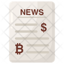 Crypto News Crypto Marketing Btc News Icon