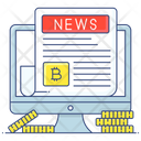 Business News Crypto News Bitcoin News Icon
