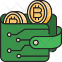 Cold Wallet Bitcoin Money Icon