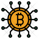 Cryptocurrency Bitcoin Digital Cash Icon
