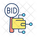 Cryptocurrency Auction Icon