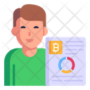 Bitcoin Report Cryptocurrency Report Bitcoin Analysis Icon