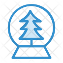 Crystal Ball Christmas Decoration Icon