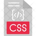 Css File Format Icon - Download in Flat Style
