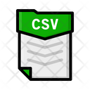 File Csv Document Icon