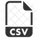Csv Document File Icon