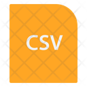 Csv Extension File Icon