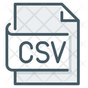 Csv File Csv Page Icon