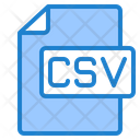 Csv File Csv Format Icon