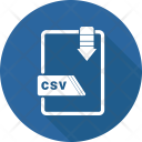 Csv Formats File Icon
