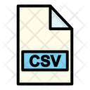 Csv File Csv Type Icon