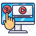 Ctr Clickrate Video Icon