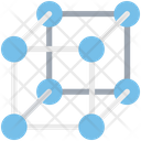 Cubes Molecule Box Icon