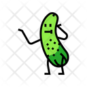 Cucumber Character  Icon