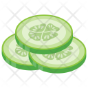 Cucumber Slices Icon