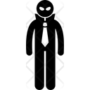 Cunning Evil Businessman Icon