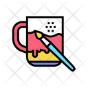 Cup Painting Color Icon
