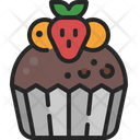 Cupcake Bakery Party Icon