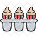 Cupcake Tin Cakes Baked Icon