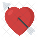 Heart Arrow Wounded Icon