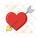 Cupid Arrow Fall In Love Heart Icon