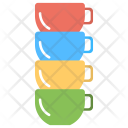 Line Cups Colorful Icon