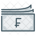 Swiss Frank Currency Money Icon