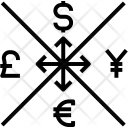 Currency Exchange Global Icon