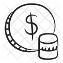 Currency Coins Dollar Coins Cash Icon