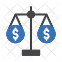 Currency Equality Equality Dollar Scale Icon
