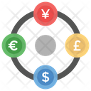 Currency Exchange Bitcoin Exchange Currency Converter Icon