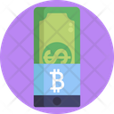 Bitcoin Currency Exchange Mobile Banking Icon