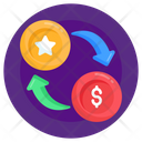Currency Exchange Dollar Exchange Exchange Points Icon
