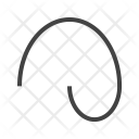 Curved Line Icon