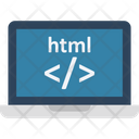 Custom Code Development Laptop Icon