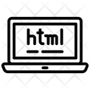 Custom Code Icon - Download in Line Style