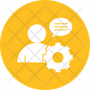 Customer Services Online Support Technical Assistance Icon
