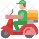 Delivery Man Vehicle Icon