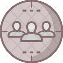 Customer Focus Customer Segmentation Focus Group Icon