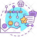 Customer journey mapping Icon