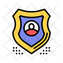 Human Protection Shield Icon
