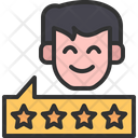 Customer Rating Delivery Rating Rating Stars Icon