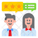 Customer Review Business Man Review Icon